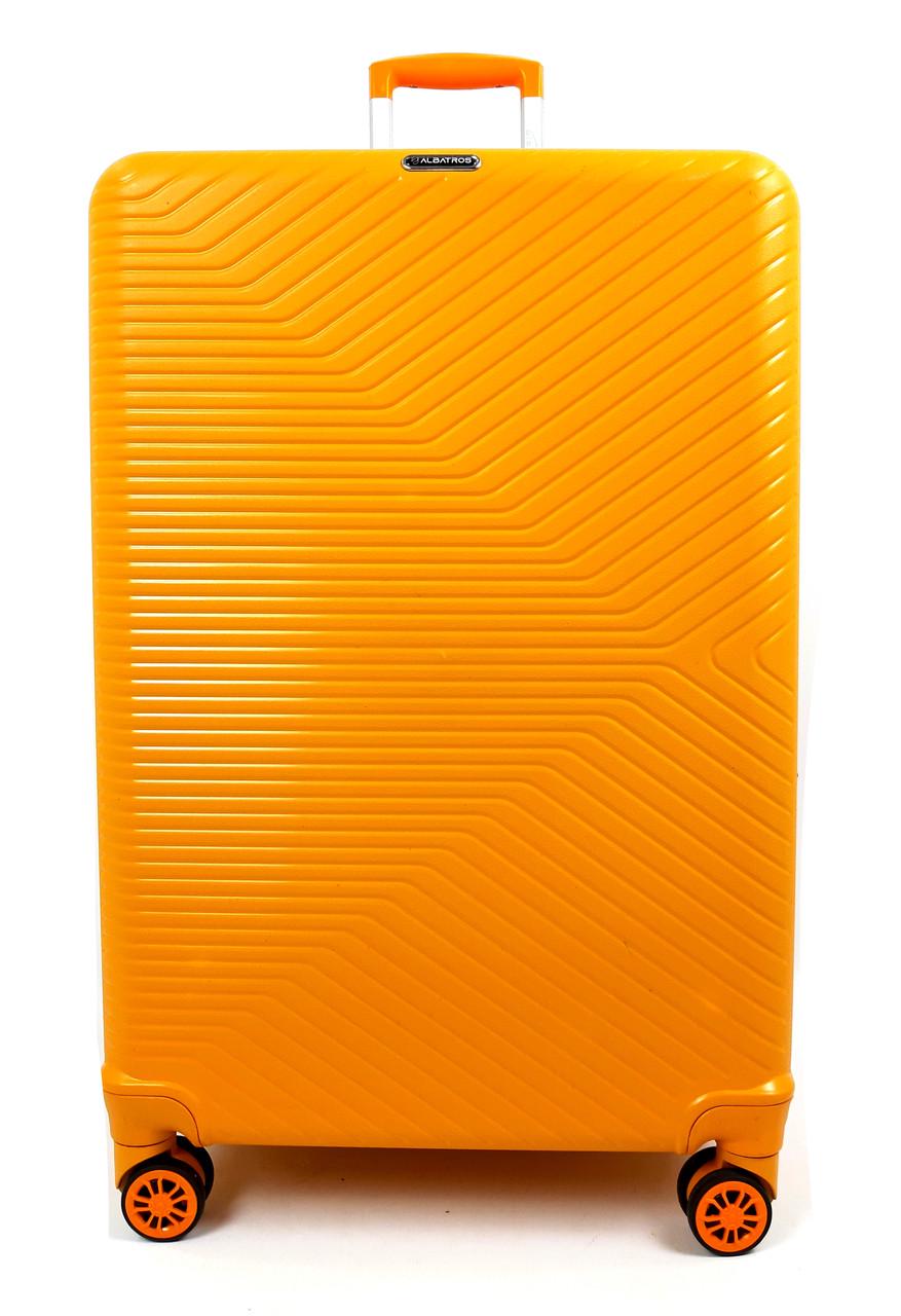 Валіза на 4-х колесах Albatros 70 л 66х40х25 см Помаранчевий (1688002075)