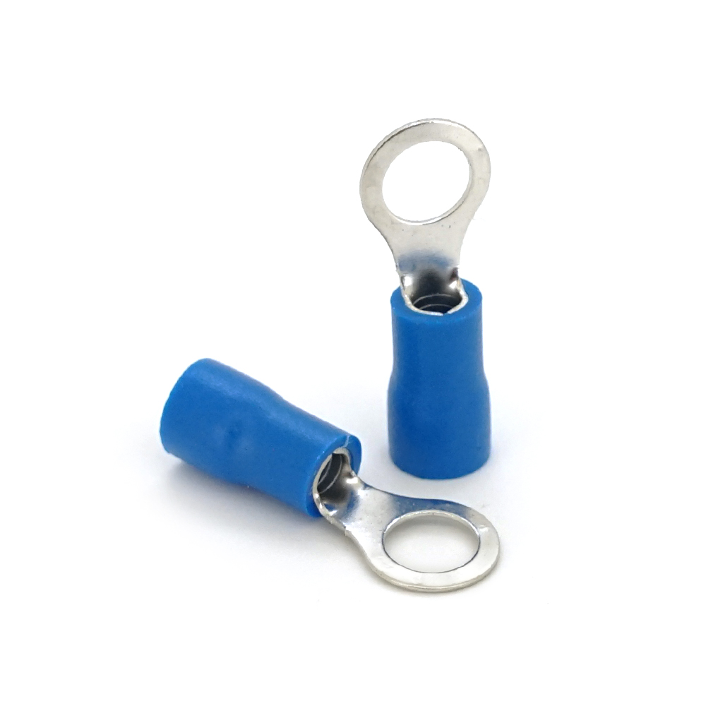 Клема VOLTRONIC тип RV2-5 0,5 мм латунна ізольована 1,5-2,5 мм 100 шт. (10978)