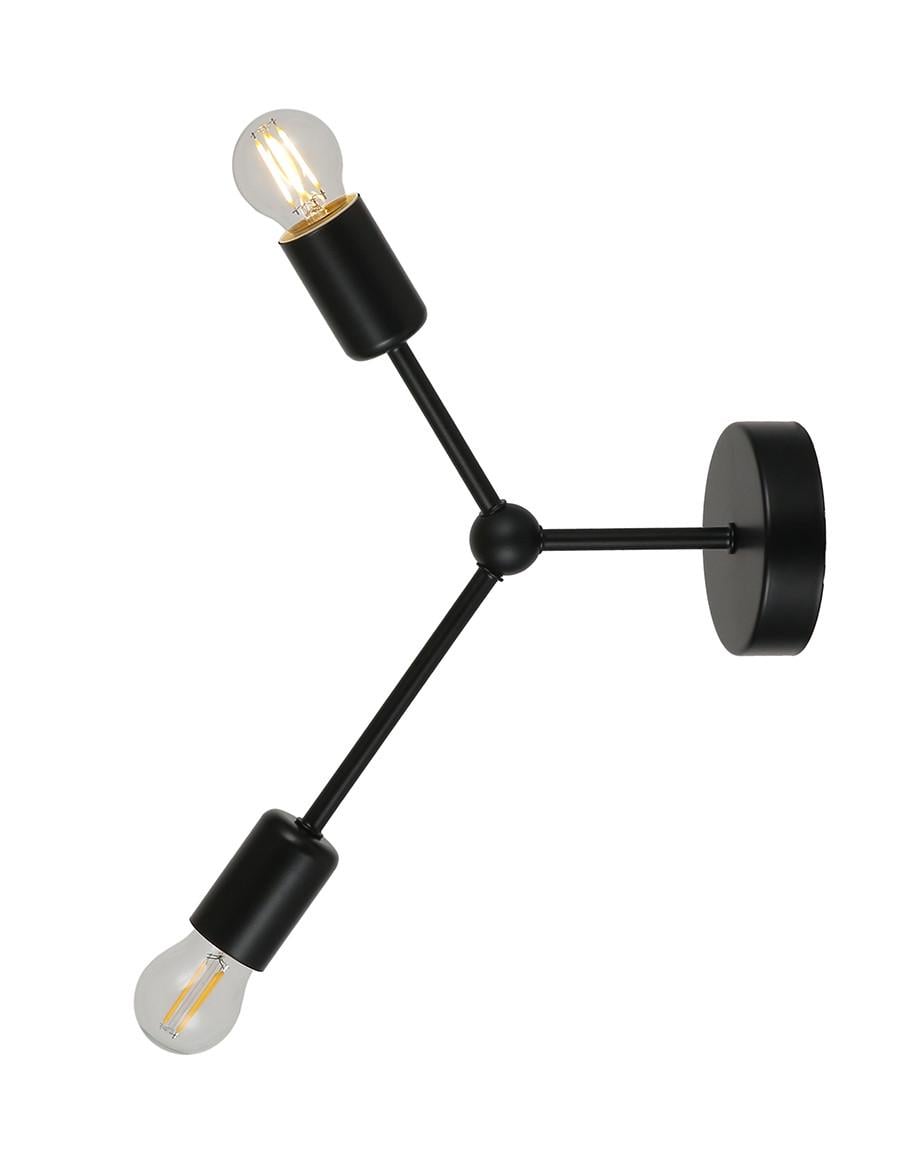 Бра Levistella 761LW171-2 BK настенно-потолочный Черный (LVS3563)