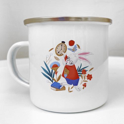 Кружка металлическая Camper Белый кролик 250 мл (KRM_23S136)