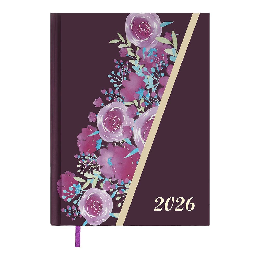 Дневник датированный 2026 Buromax Passion A5 336 стр. Темно-красный (BM.21160-13)