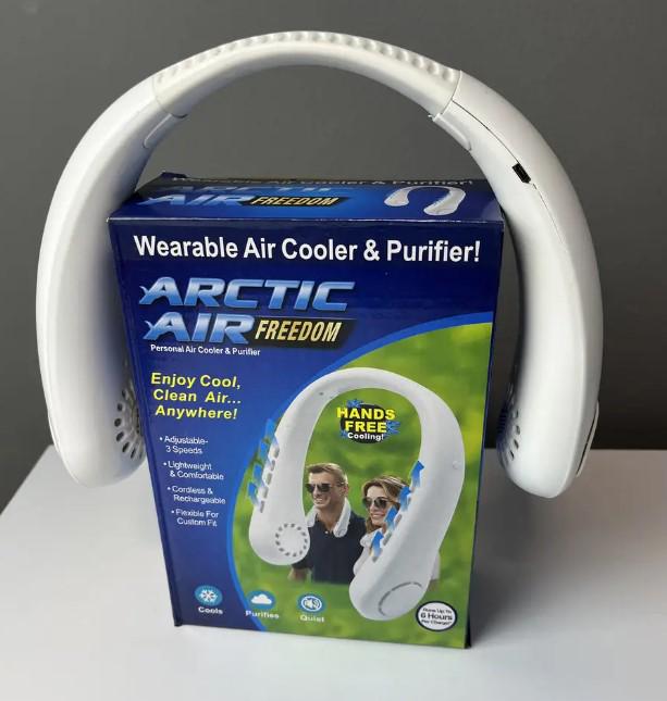 Вентилятор на шию Arctic Air 2000 мАг Білий (2104618614) - фото 11 Вентилятор на шию Arctic Air 2000 мАг Білий (2104618614) - фото 11