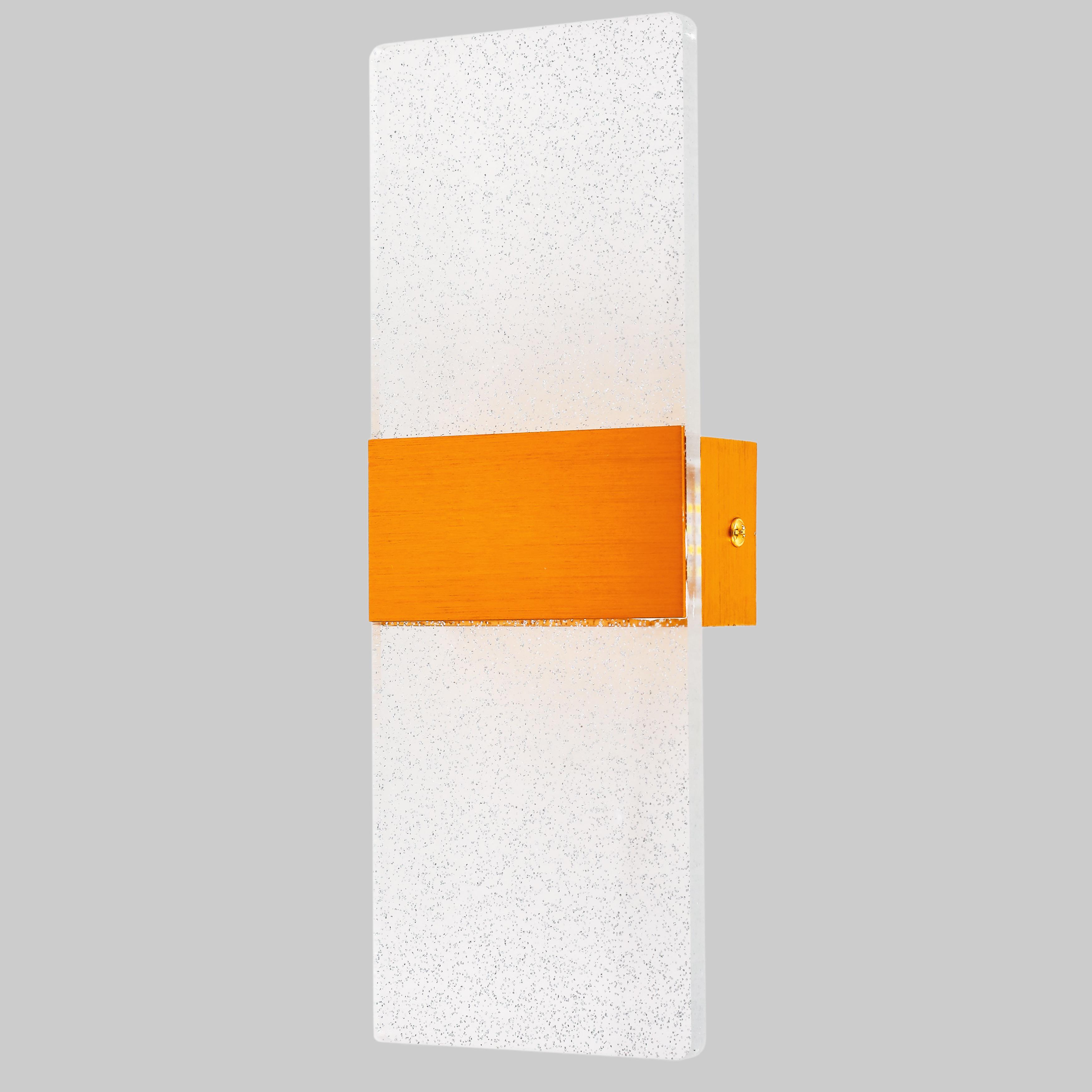 Світильник/бра настінний з блискітками 3W Золотий (74-W2521 GD)