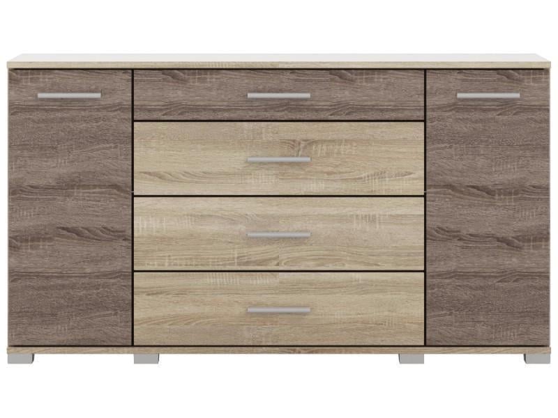 Комод для гостиной Эверест Бриз К-6 Дуб сонома/Трюфель (е-20022) - фото 3