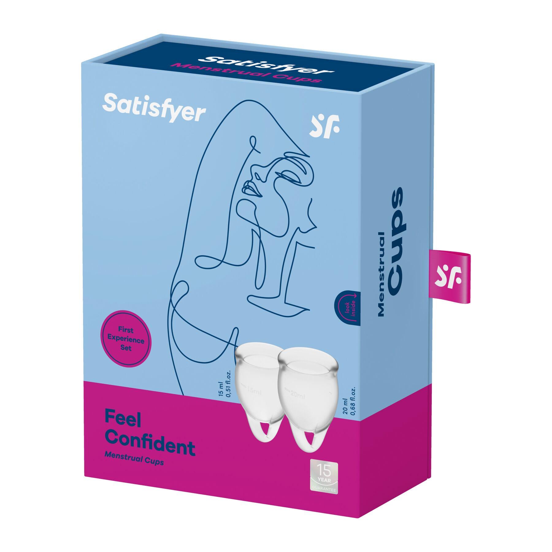 Набор менструальных чаш Feel Confident Satisfyer Набор менструальных чаш Feel Confident Satisfyer