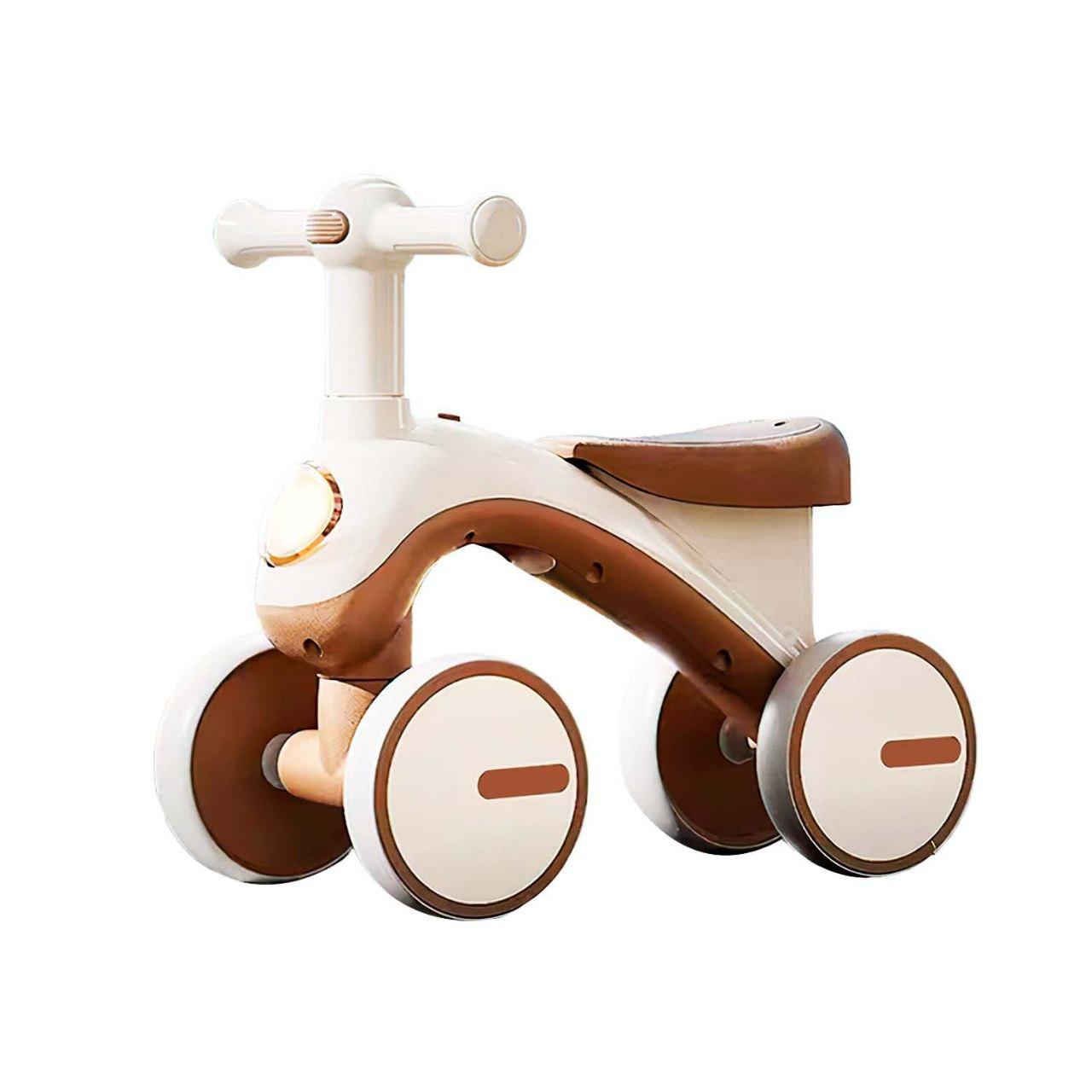 Беговел 4-х колесный Joy J-07066 колеса 6" PU/рама пластиковая/украинское озвучивание/подсветка Коричневый (24087015)