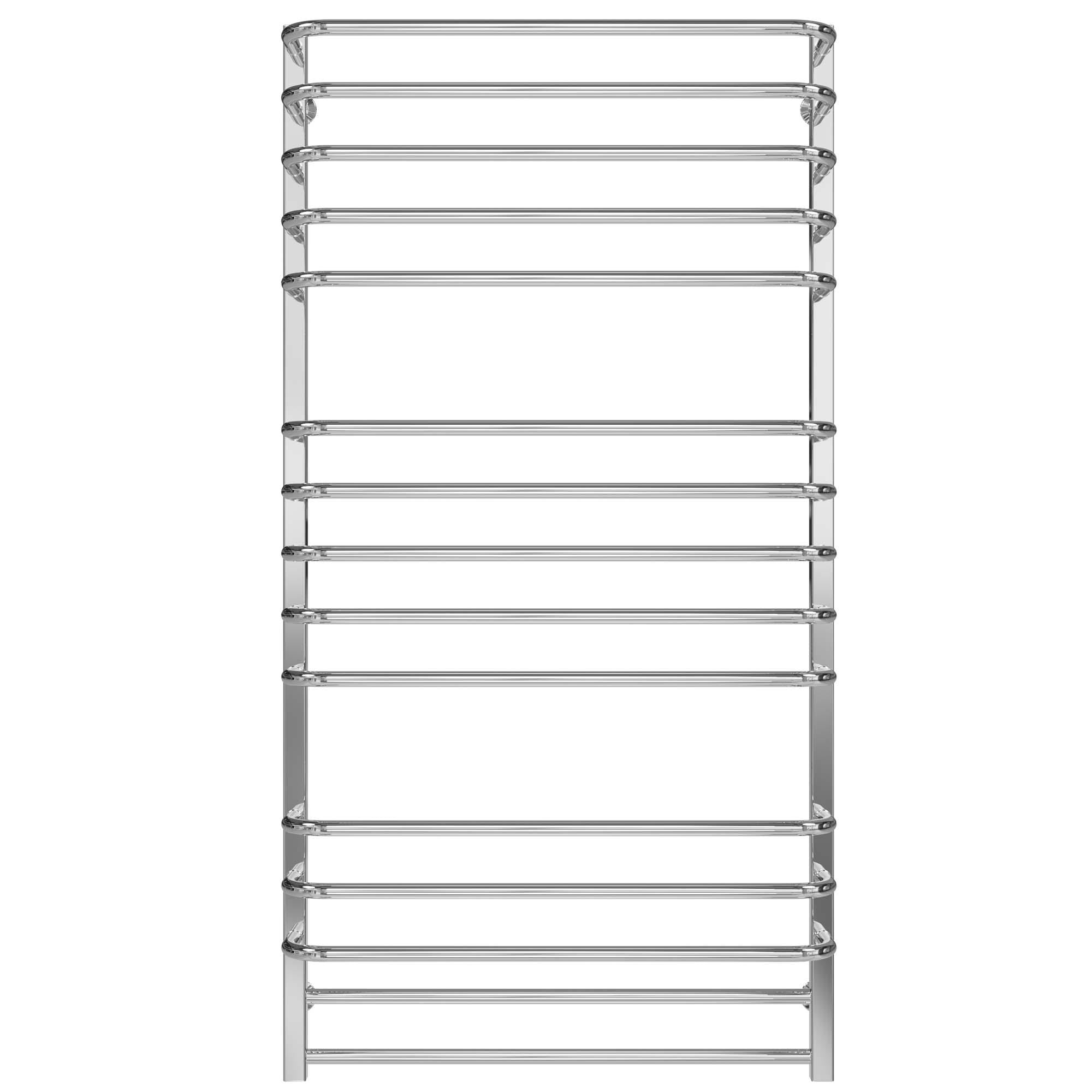 Полотенцесушитель водяной Deffi Lux П15 боковое левое подключение нержавеющая сталь 700х1400 мм Хром (A.LU.140.70.15.CB)