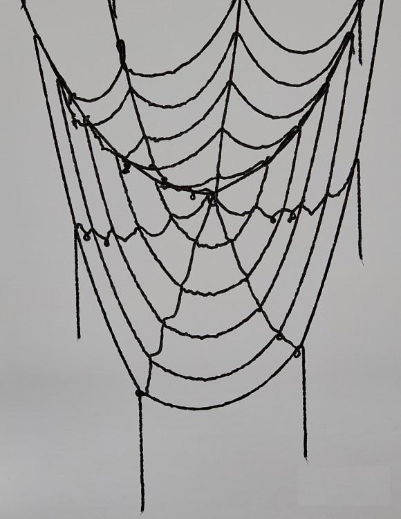 Декоративна павутина чорна на 5 кіл на Хелловін