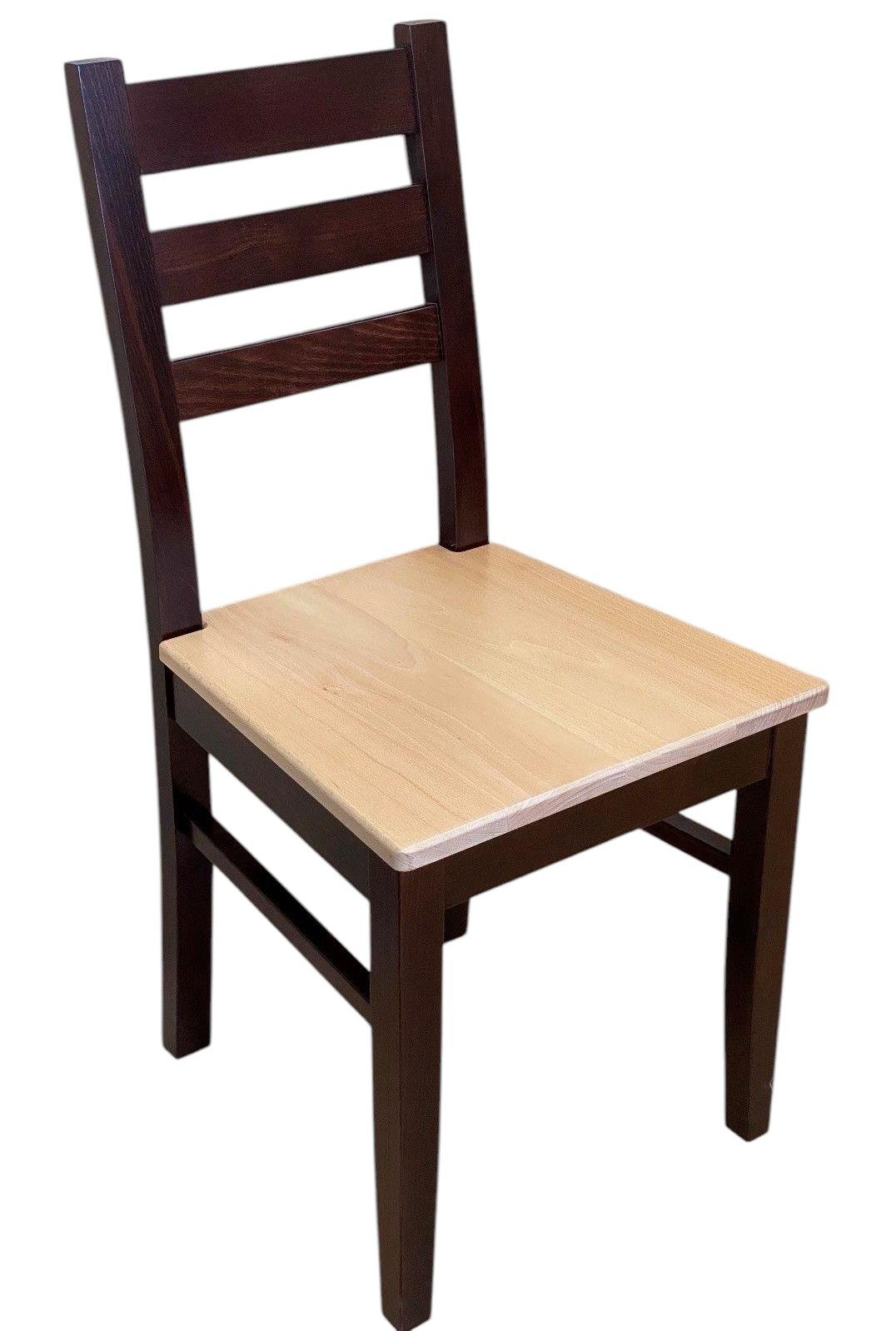 Стілець обідній Скіф ЖУР-1 дерев'яний Горіх/Натуральний (25763125)