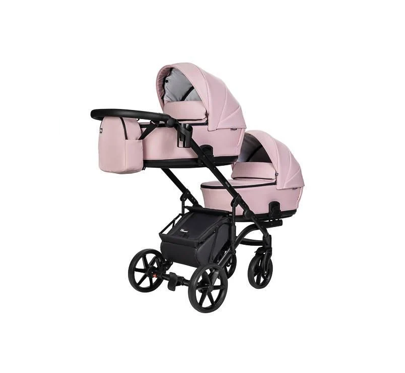 Коляска детская функциональная Angelina Velio Duo 2в1 Розовый