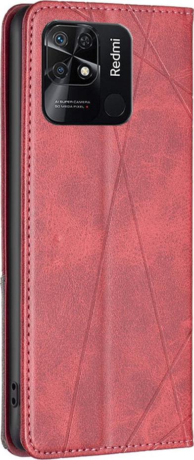 Чехол книжка SHLab Prisma Xiaomi Redmi 10C Red (36308-2D) - фото 2 Чехол книжка SHLab Prisma Xiaomi Redmi 10C Red (36308-2D) - фото 2