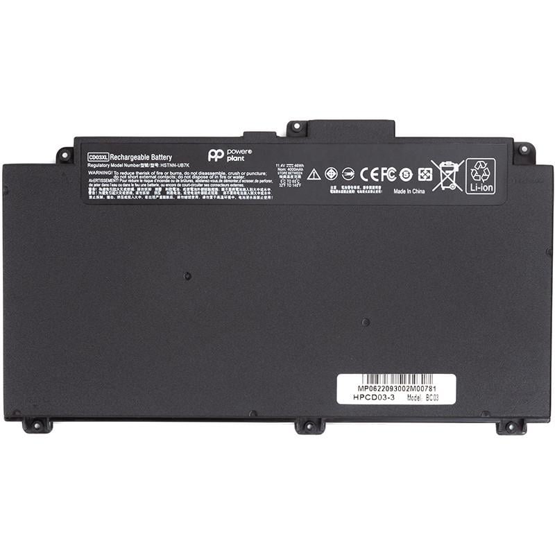 Аккумулятор Power для ноутбуков HP ProBook 640 CD03XL 11,4V 4000 mAh (2477884990)