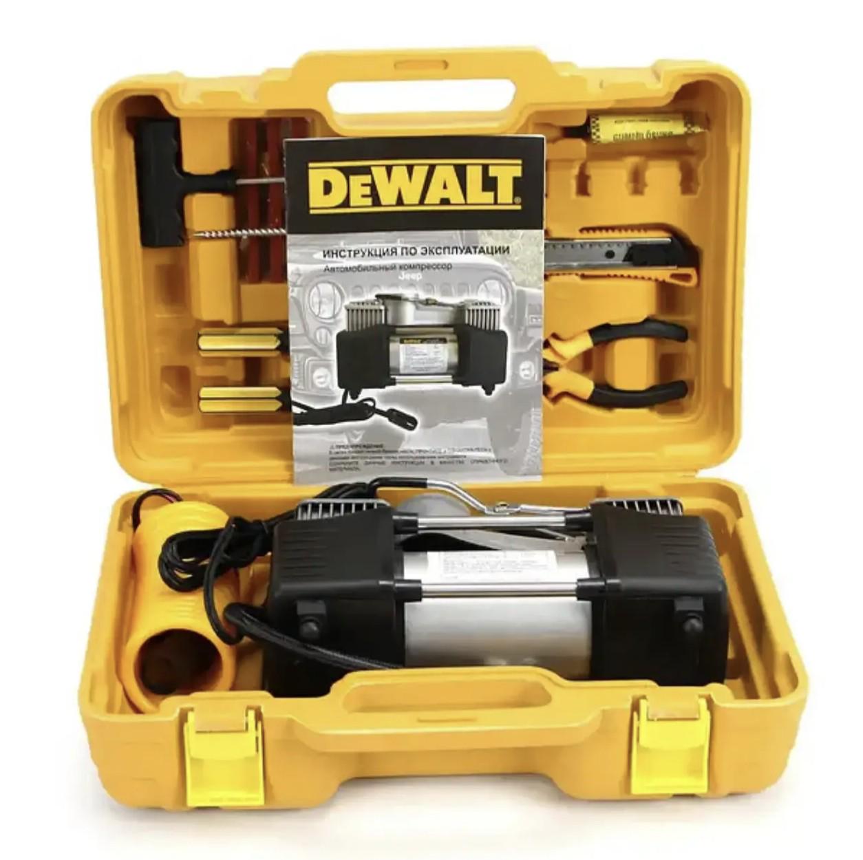 Компресор з інструментом DeWalt для автомобіля 72 л/хв 12 V/30 A Компресор з інструментом DeWalt для автомобіля 72 л/хв 12 V/30 A