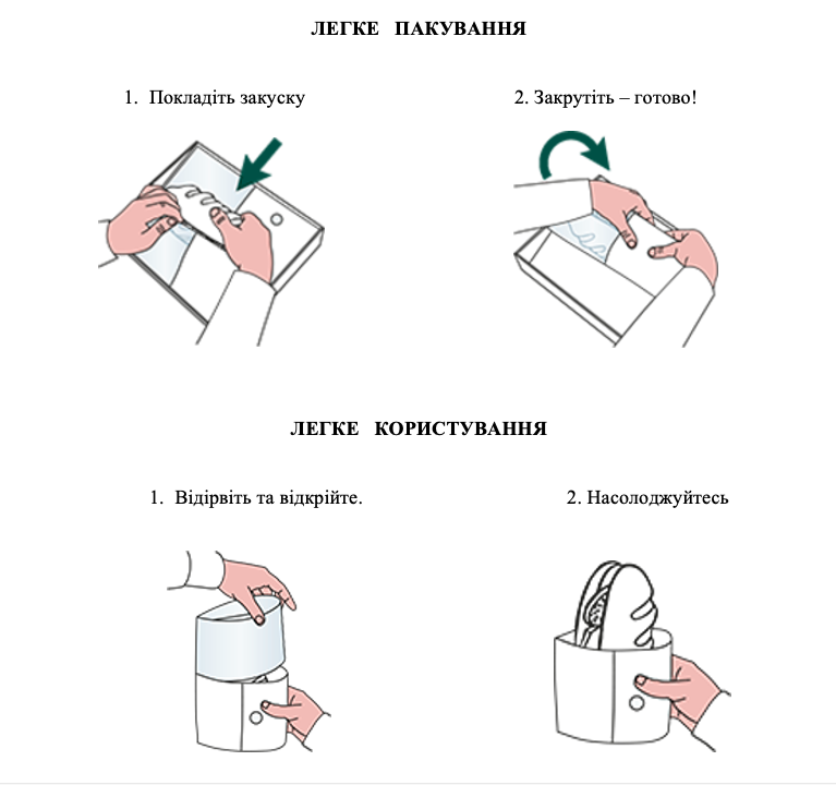 Крафт пакет для фаст-фуда с отрывной застежкой 215x60x240/170 мм - фото 5 Крафт пакет для фаст-фуда с отрывной застежкой 215x60x240/170 мм - фото 5