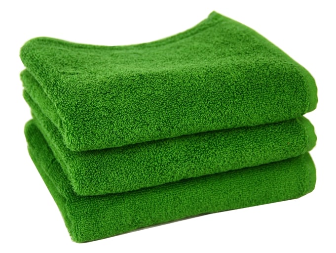 Полотенце махровое Maisonette Izzy 34х80 см зеленый 420 г/м2