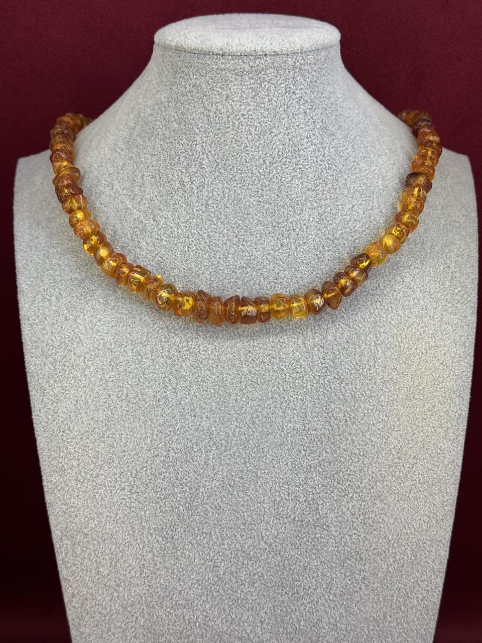 Буси з бурштину лікувальні 49 см (н-811)