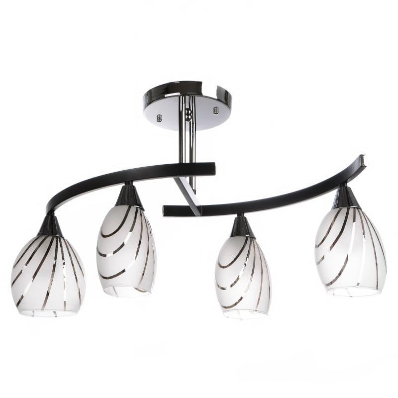 Люстра Brille LK-247S/4 E14 CH W (L66-055)