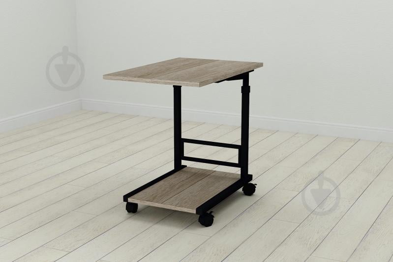 Стол приставной Ferrum-decor Френу 62x40x60 металл Черный ДСП Дуб Дуб Сонома Трюфель 16мм (FRE0005) Стол приставной Ferrum-decor Френу 62x40x60 металл Черный ДСП Дуб Дуб Сонома Трюфель 16мм (FRE0005)
