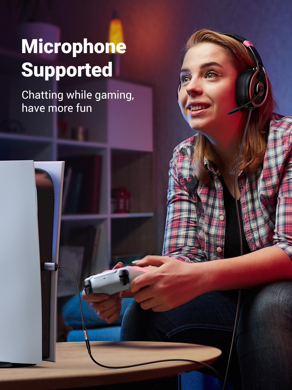 Звукова карта з підтримкою мікрофону UGREEN USB-3,5 мм minijack 24 біт/96 кГц TRRS AUX 4-піновий металевий Чорний (30757) - фото 21 Звукова карта з підтримкою мікрофону UGREEN USB-3,5 мм minijack 24 біт/96 кГц TRRS AUX 4-піновий металевий Чорний (30757) - фото 21