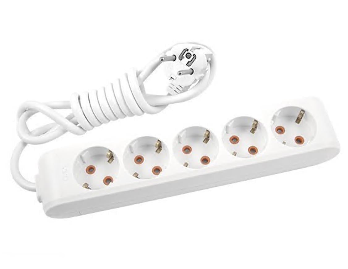 Подовжувач п'ятимісний Viko Multi-Let з заземленням 5 м (27848577)