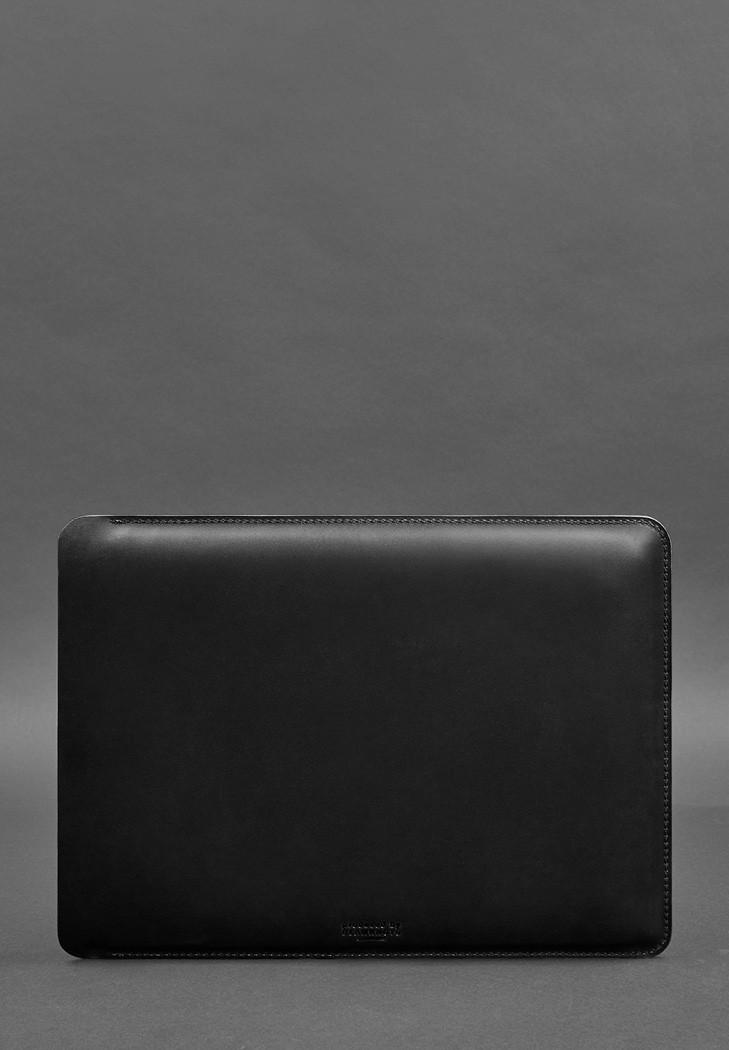 Кожаный чехол для MacBook 14" Crazy Horse Черный (A-027422) - фото 5 Кожаный чехол для MacBook 14" Crazy Horse Черный (A-027422) - фото 5