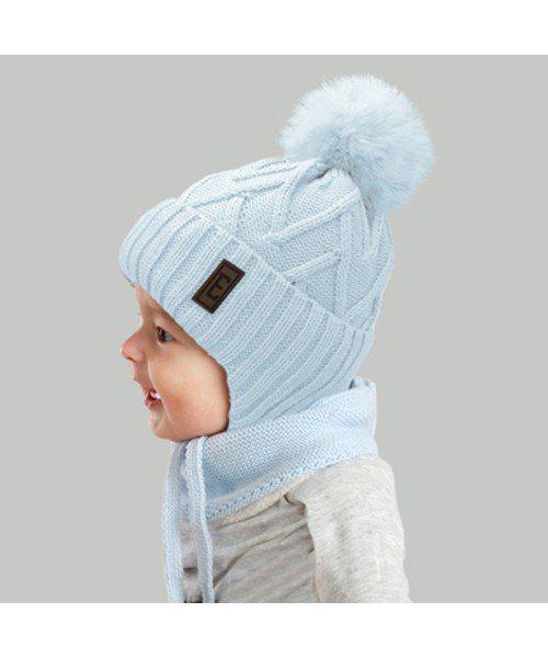 Шапка дитяча Elf Перрі р. 38 Блакитний (OK001590)