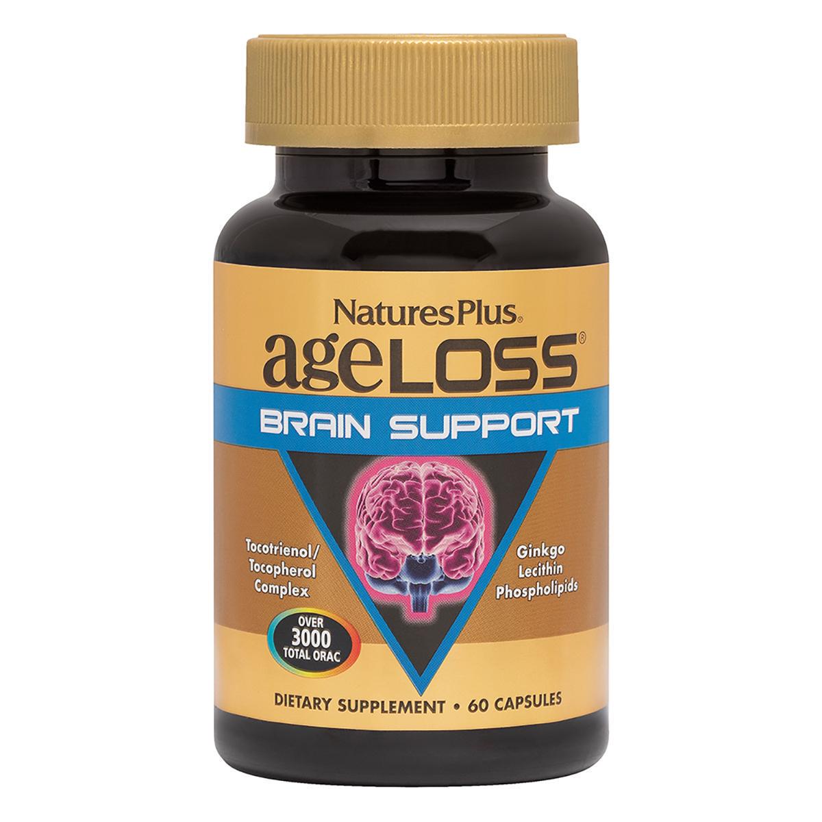 Комплекс Natures Plus AgeLoss Brain Supportдля поддержки мозга 60 капсул