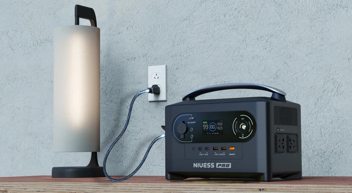 Зарядна станція Niuess Pro 700 Вт 512 Вт/ч/200000 мАч чиста синусоїда швидка зарядка AC DC USB (2653) - фото 7