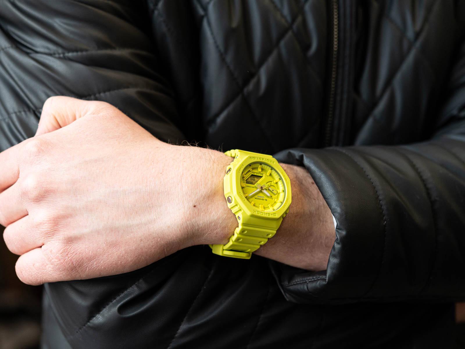 Часы Casio G-SHOCK GA-2100-9A9ER (6947) - фото 3 Часы Casio G-SHOCK GA-2100-9A9ER (6947) - фото 3