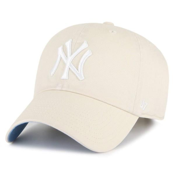 Кепка 47 Brand NY YANKEES OSFA BALLPARK Песочный/Голубой