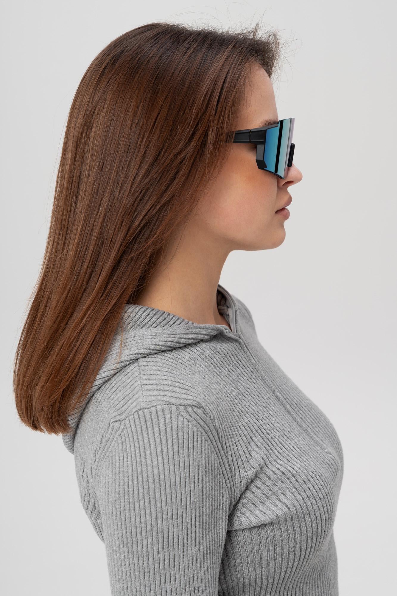 ᐉ Очки солнцезащитные поляризационные Without Visor Black&Yellow