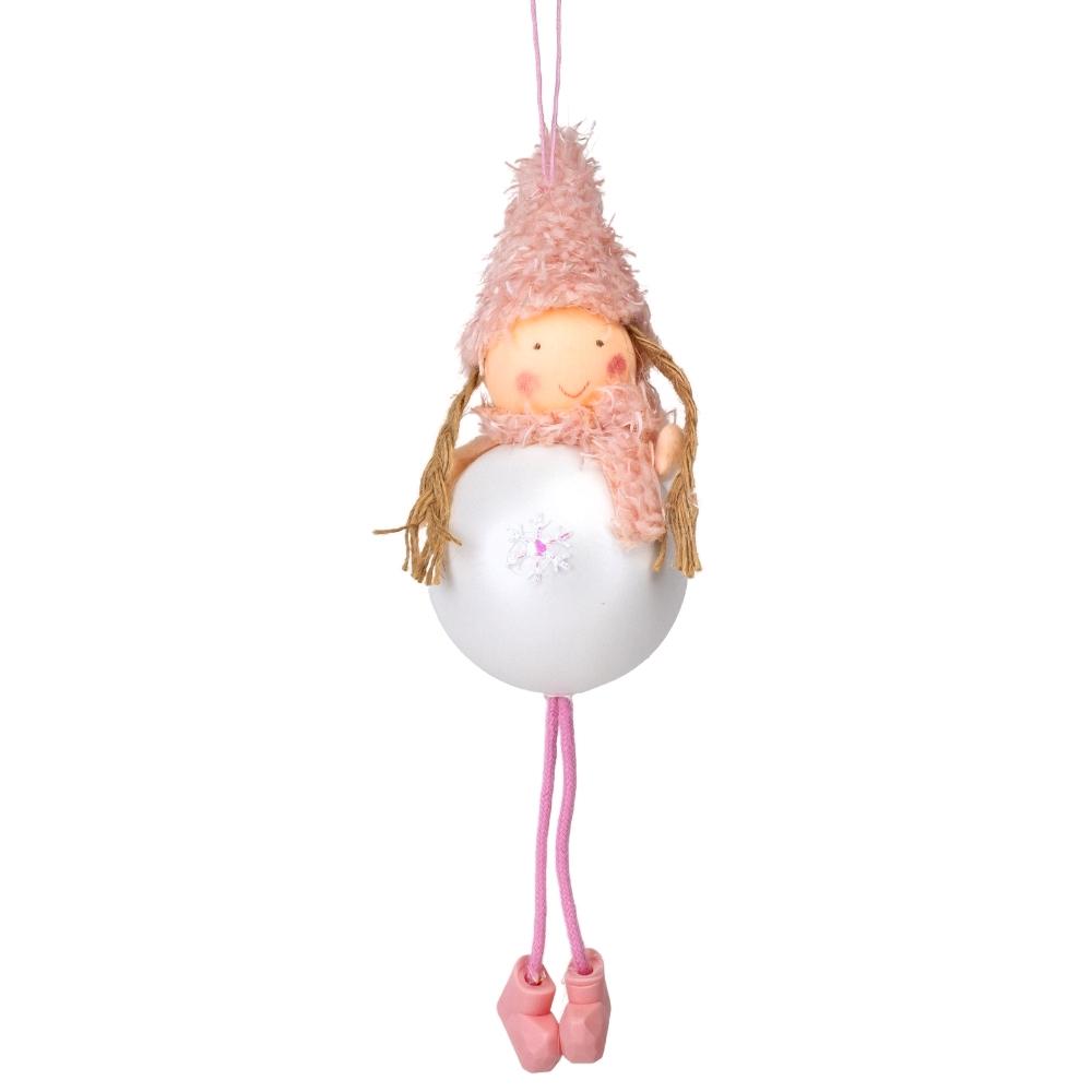 Елочная игрушка Куколка 22 см 4 шт. (9139-010)