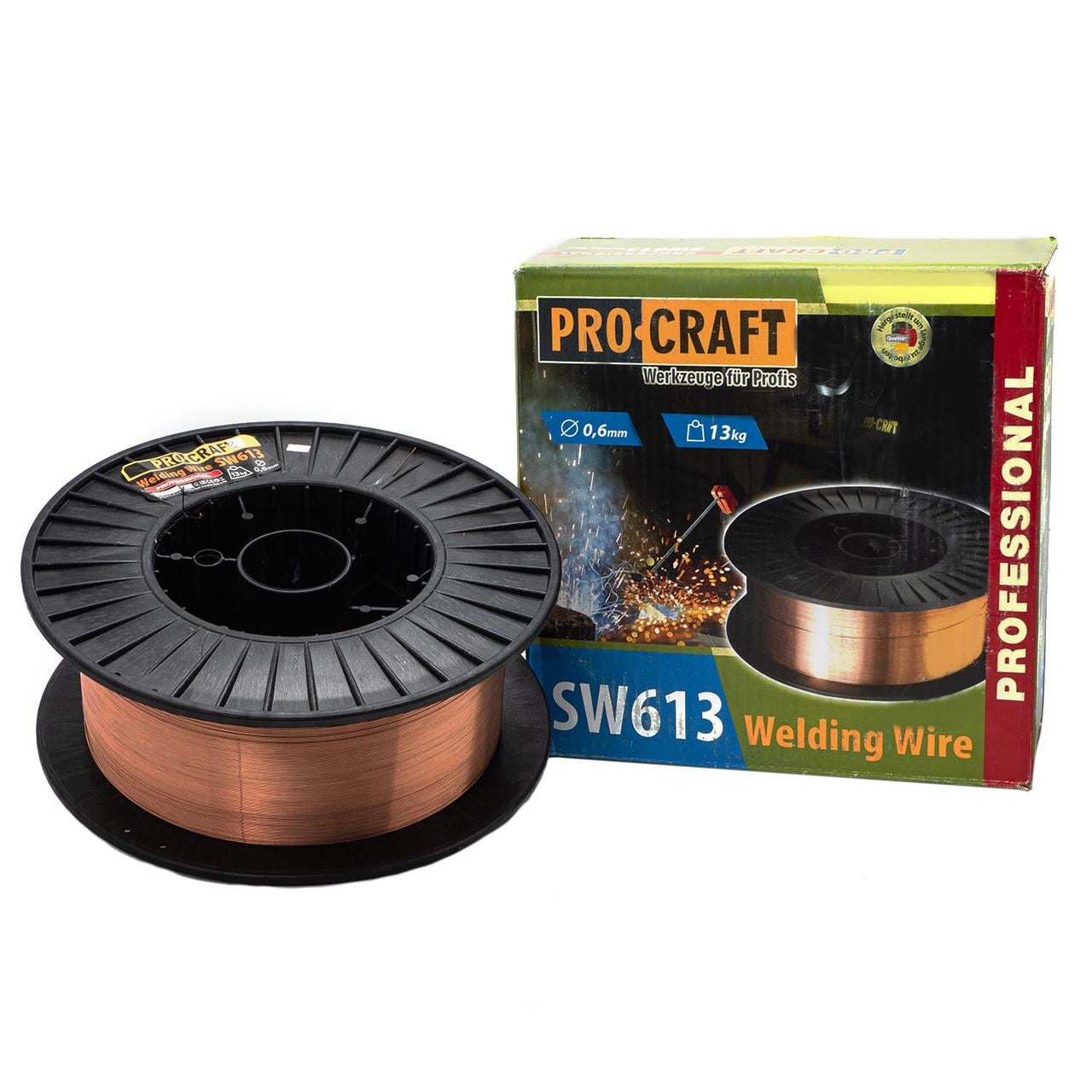 Сварочная проволока ProCraft SW613 0,6 мм 13 кг