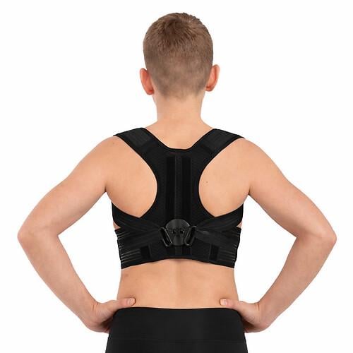Корректор осанки детский Sibote ST-7498 M Черный (33757874)