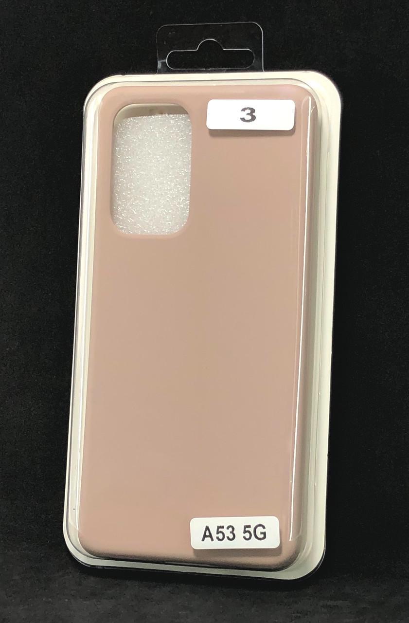 Чохол для телефону Samsung A53 (5G) Silicone FULL №3 Pink sand (4you)