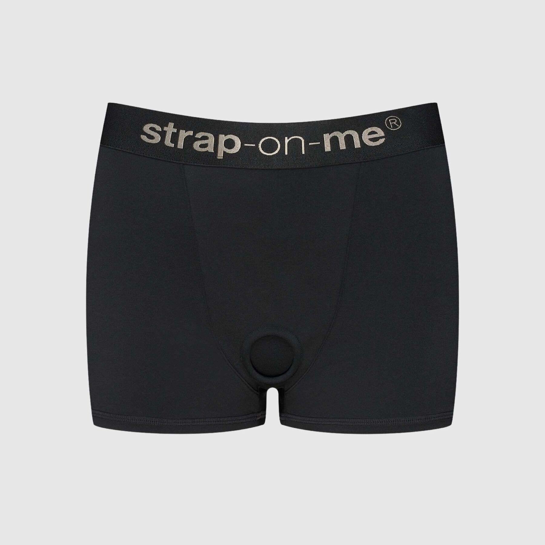 Шортики с фиксацией делдо Strap-On-Me Allure Lingerie Harness XL Черный (57505)