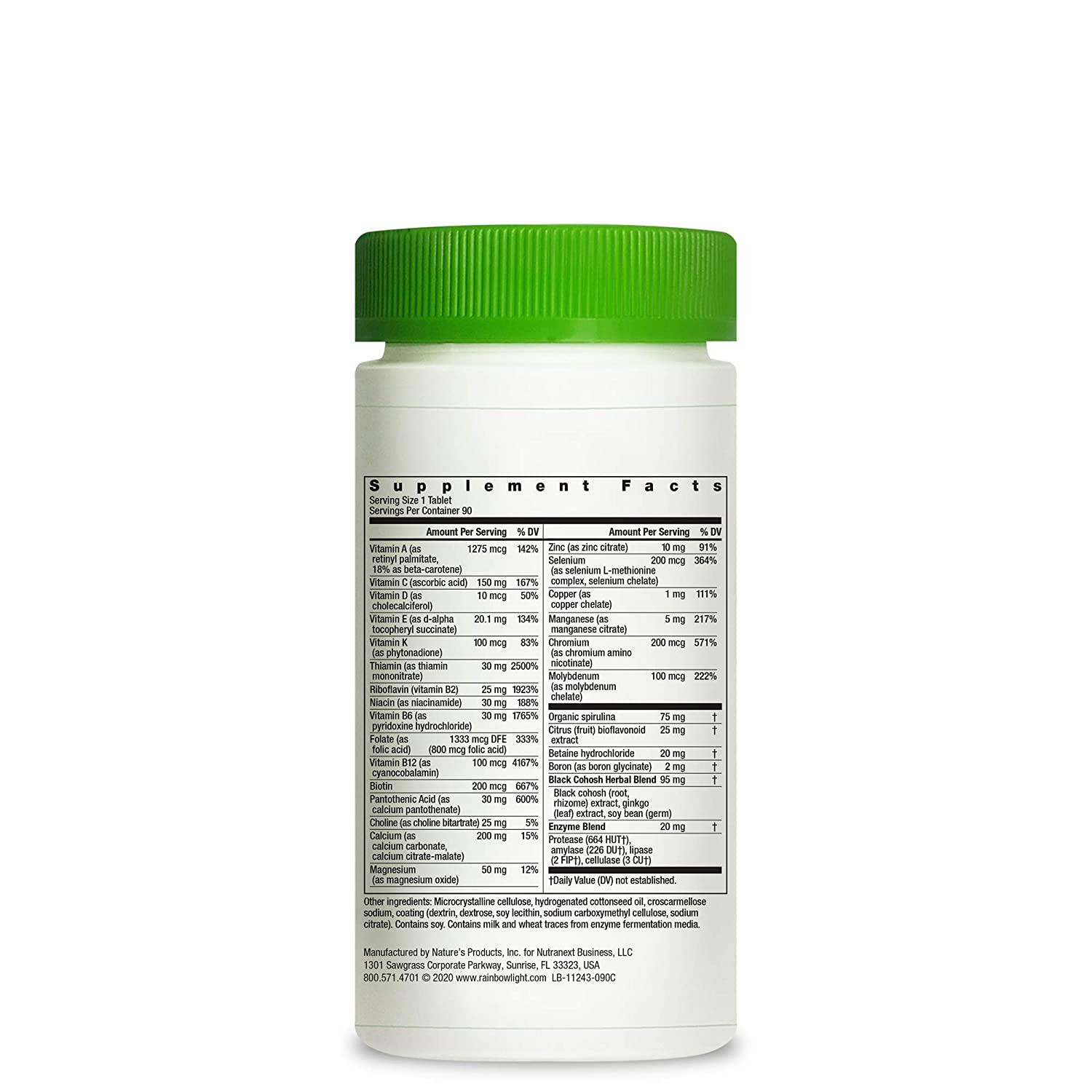 Женские витамины при менопаузе Rainbow Light Menopause One 90 таблеток (745) - фото 2 Женские витамины при менопаузе Rainbow Light Menopause One 90 таблеток (745) - фото 2