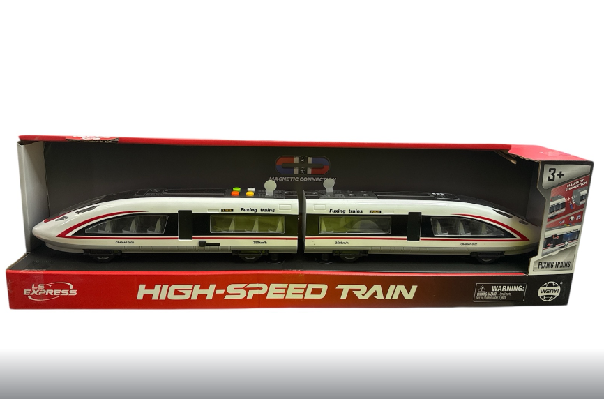 Іграшковий потяг WY 970 A звук/підсвічування відкриваються двері 58 см (WY 970 A)