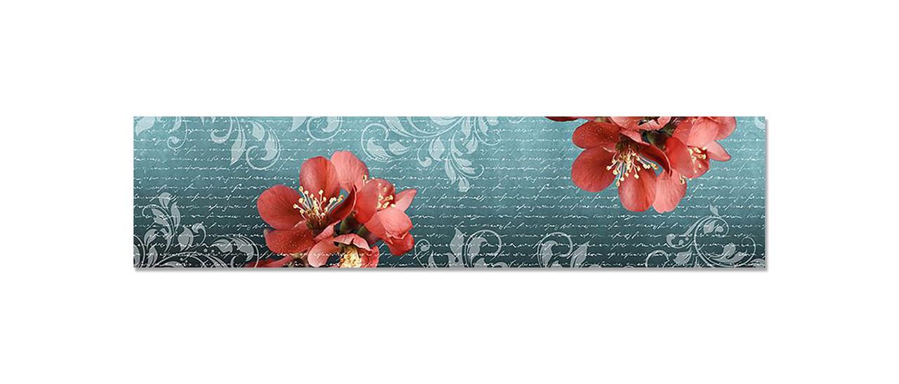 Наклейка виниловая на кухню Zatarga Крупные цветы/Орнамент 600х2500 мм (1274515975)