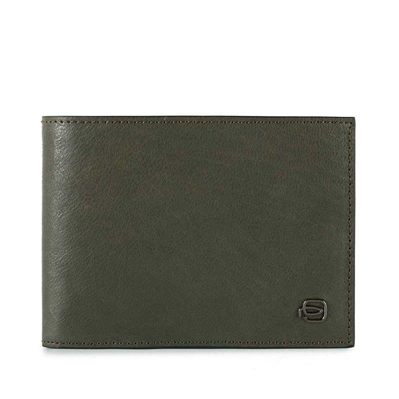 Портмоне кожаное Piquadro Black Square Green (PU1241B3R_VE)
