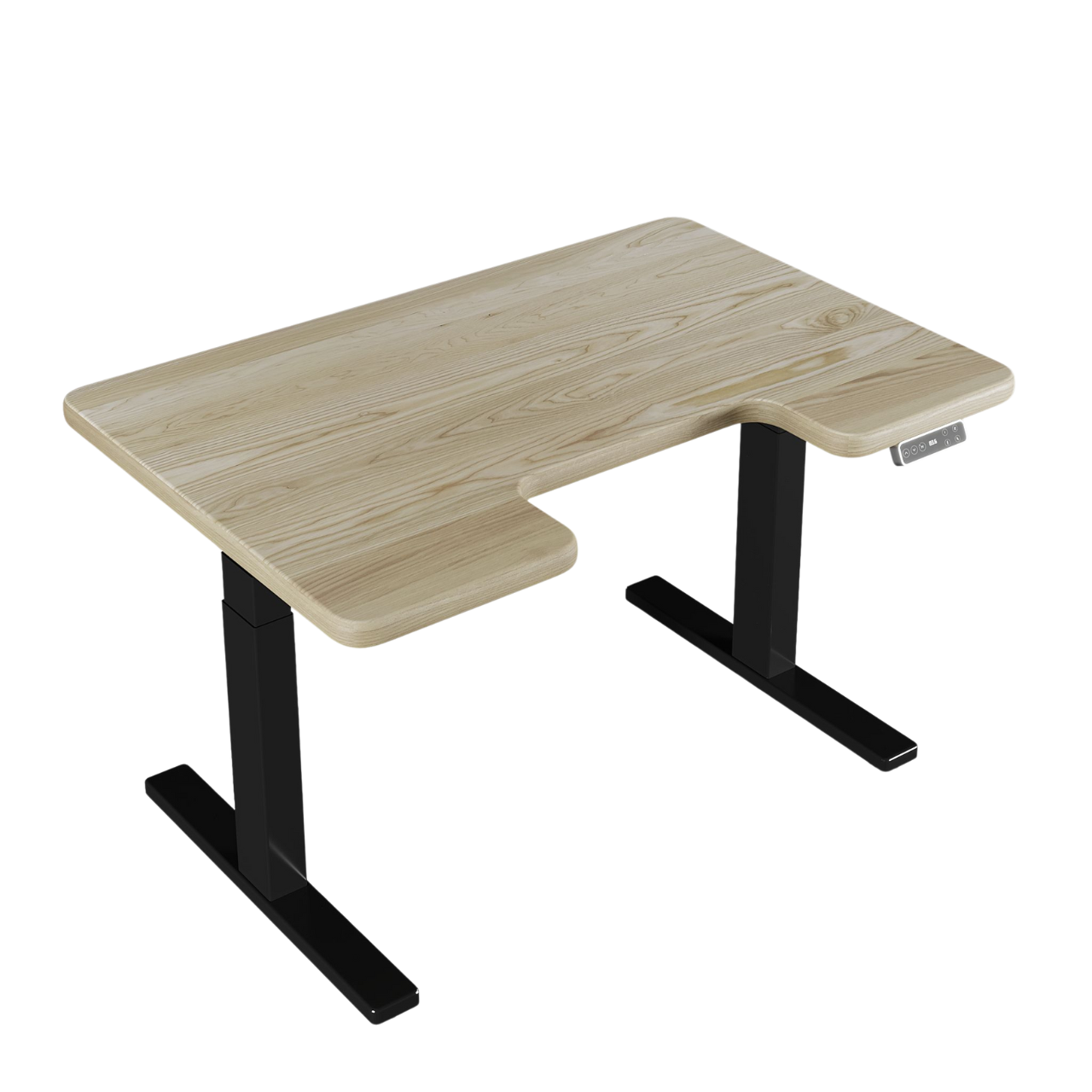 Стол с регулировкой высоты TEHNOTABLE BestFit Pro со столешницей из натурального ясеня с эргономичным вырезом 1200x820x40 мм (005-19-01/025-16-01) Стол с регулировкой высоты TEHNOTABLE BestFit Pro со столешницей из натурального ясеня с эргономичным вырезом 1200x820x40 мм (005-19-01/025-16-01)
