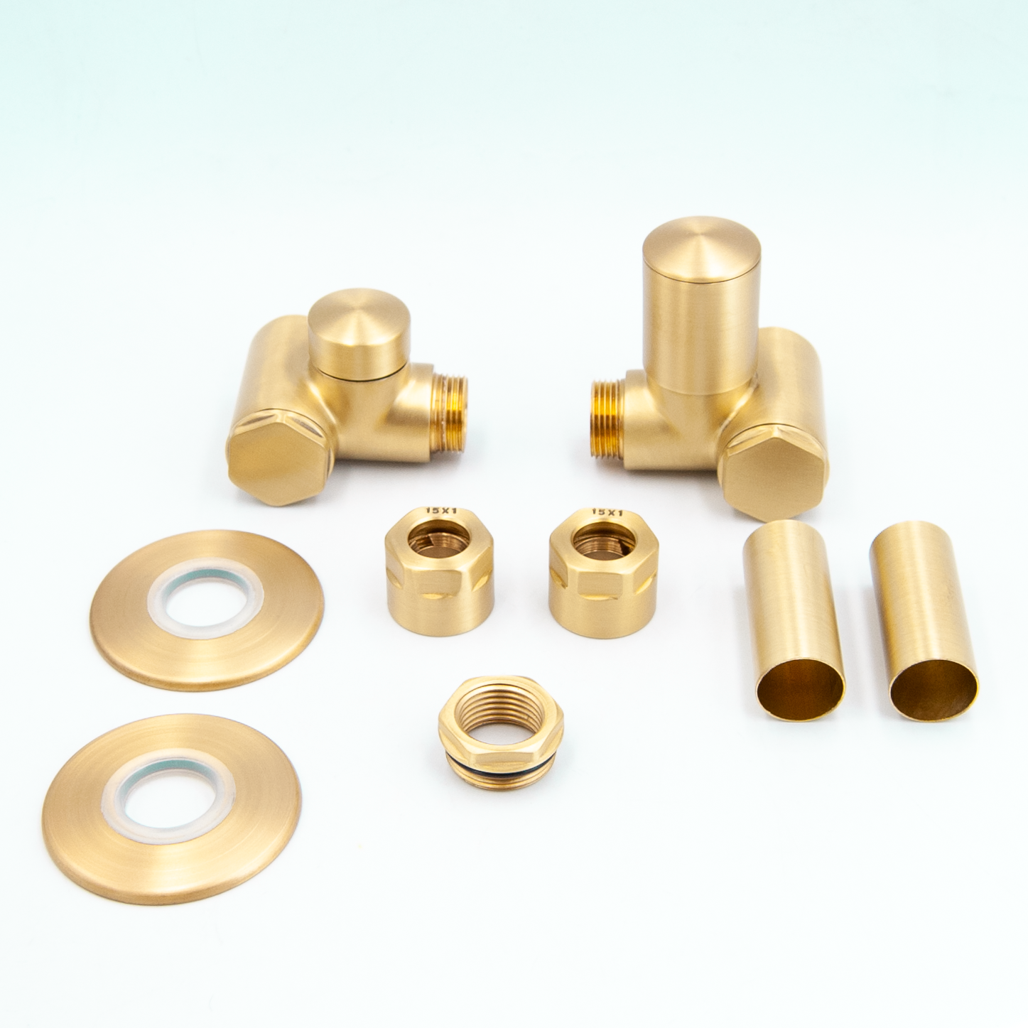 Вентили ручние Integra 2 шт. Brass mat (598)