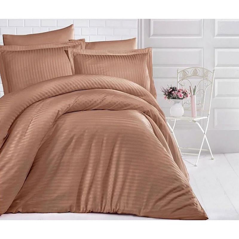 Постільна білизна Meriset Євро на резинці Hazelnut Elite (550135-7) Постільна білизна Meriset Євро на резинці Hazelnut Elite (550135-7)