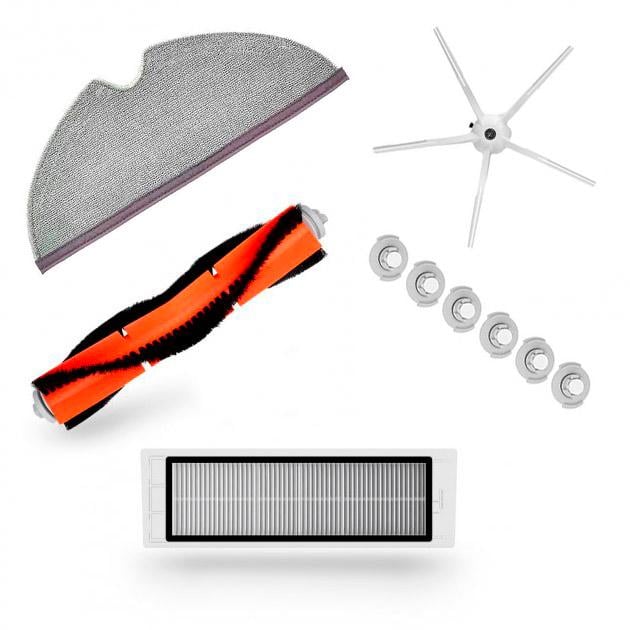 Набір аксесуарів для робота-пилососа Xiaomi RoboRock S6/S6 MaxV/S6 Pure/S50/S55/S5 Max/E5/E4/Sweep One Vacuum Cleaner White (FTRIN1-14W) Набір аксесуарів для робота-пилососа Xiaomi RoboRock S6/S6 MaxV/S6 Pure/S50/S55/S5 Max/E5/E4/Sweep One Vacuum Cleaner White (FTRIN1-14W)