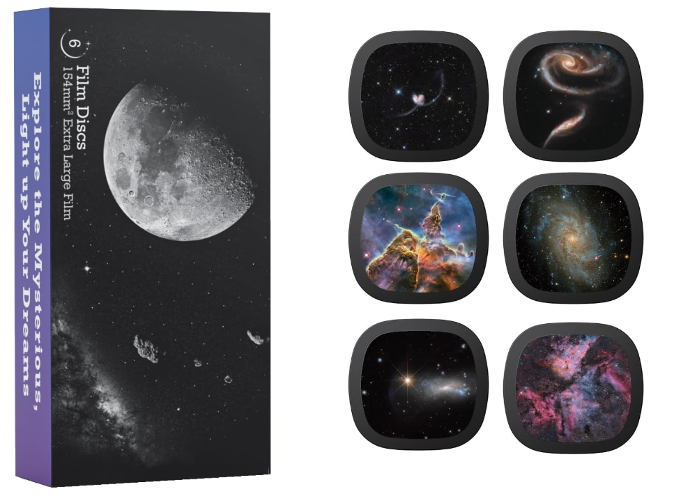 Набор дисков для проектора звездного неба Realistic Discs Nebula 4 Galaxy Projector Discs Set 5K Ultra HD 6 шт. (3026160931)