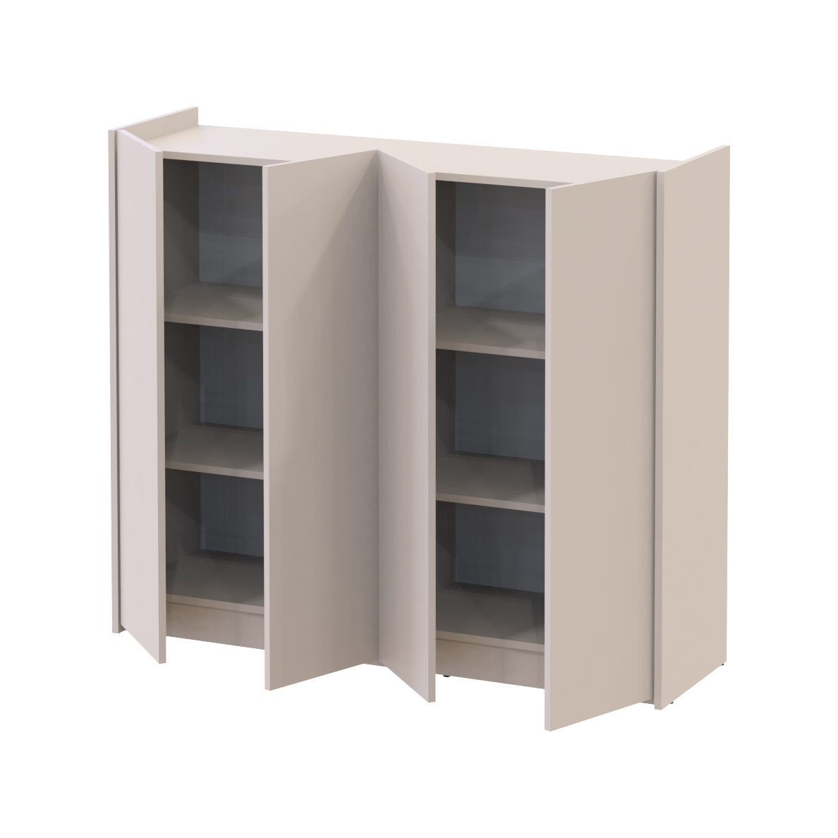 Тумба для обуви Doros Кассель 4 ДСП 128х40х110 см Кашемир (41516213) (41516213) - фото 2 Тумба для обуви Doros Кассель 4 ДСП 128х40х110 см Кашемир (41516213) (41516213) - фото 2