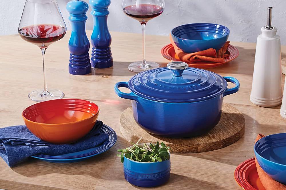 Каструля Le Creuset Signature з кришкою 3,3 л Синій (21177222202430) - фото 8