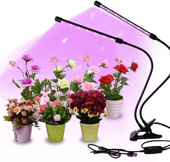 Фітолампа для рослин та розсади 2 LED Plant Grow Light на прищіпці (5869) - фото 9