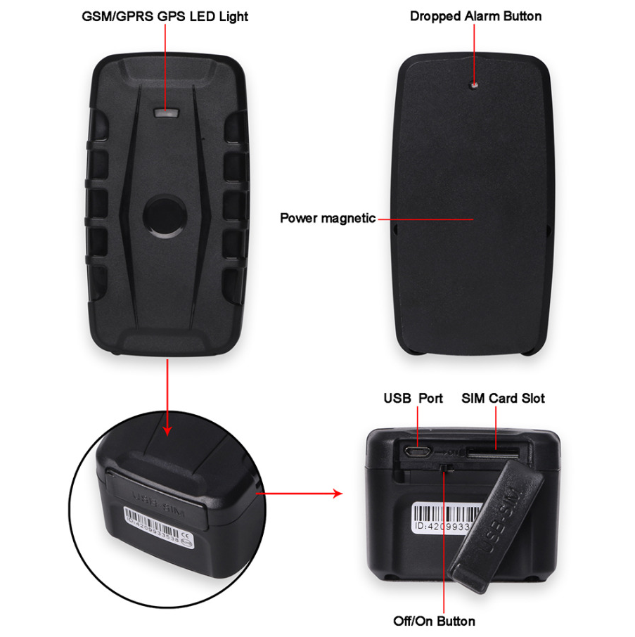 GPS-трекер автомобильный LKGPS LK-209C с магнитом 20000 mAh на 240 дней IP66 - фото 13