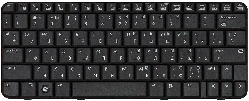Клавиатура для ноутбука HP Presario B1200 Black